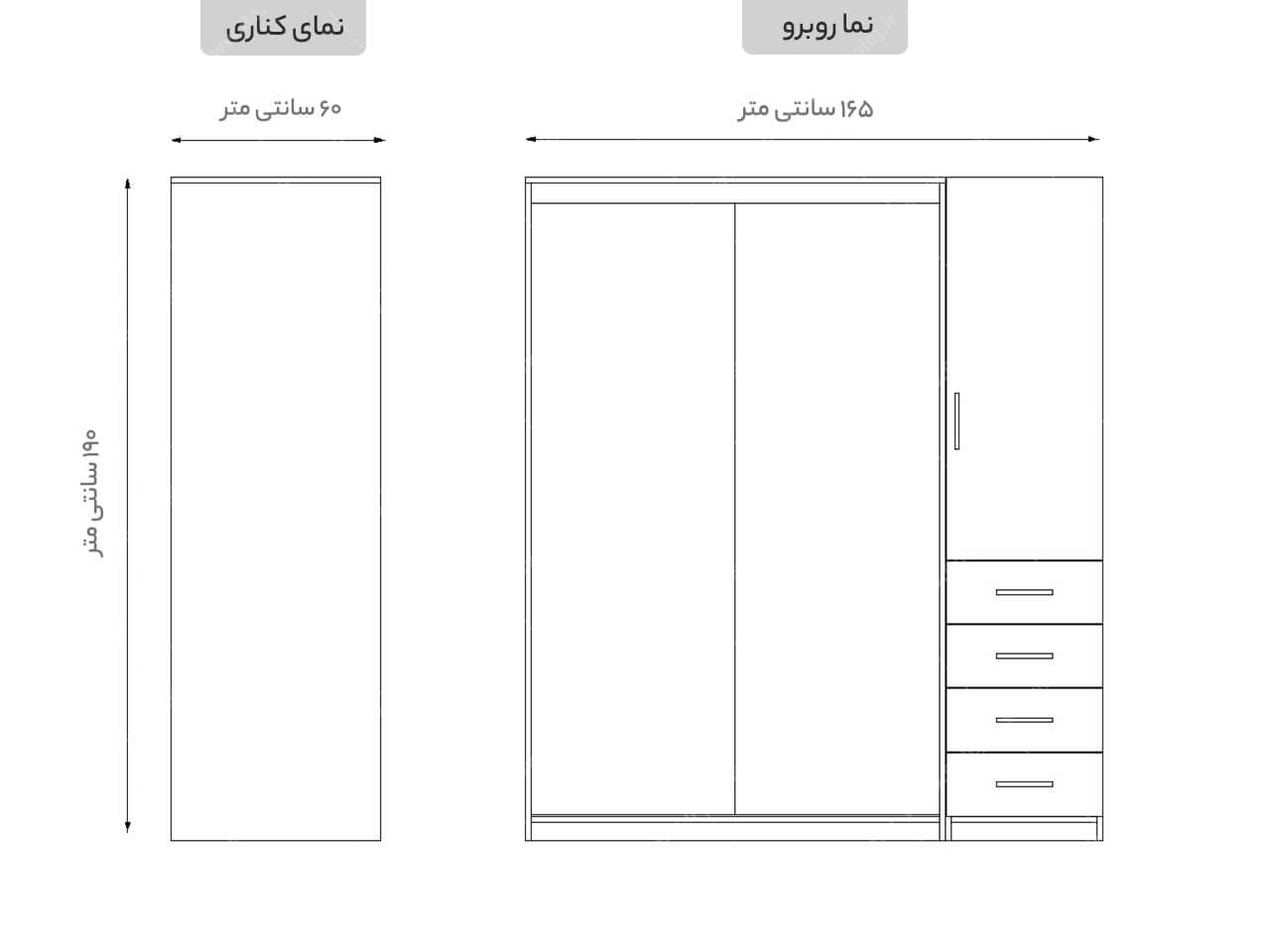 سرویس کمد ریلی 002 - سرویس